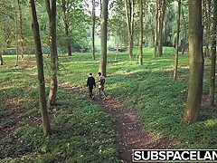 Arwen Gold BDSM session with sex toys and leather whip