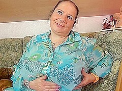 German Big Breasted Housewife Fingering Herself - Abby Tits