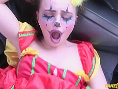 Driver Fucks Cute Valentine Clown - Lady Bug And Lady B