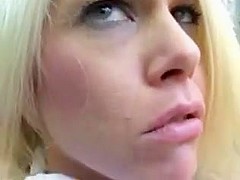 Blonde at tree