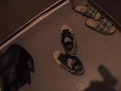 My spying through a key hole a japanese couple fucking