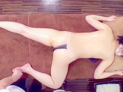 A Beautiful Woman With Long Black Hair And Silky Skin Has Come To The Store. She Wants To Massage He