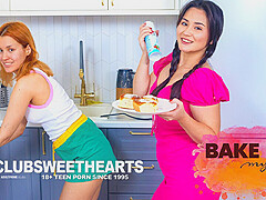 Eat my Pussy Instead! 18yo Lesbians in the Kitchen by ClubSweethearts