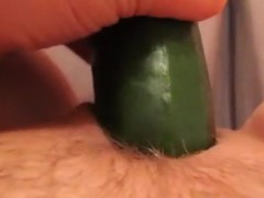 I love to fuck myself with cucumber when I am home alone