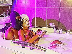 Bbc Guy Gets Sloppy Bathtub Blowjob From Horny Wife