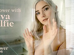 Eva Elfie in Shower With Eva Elfie