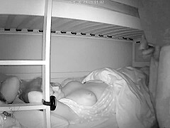 Cum of the wife sleeping tits