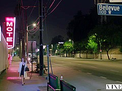 VIXEN Janice Griffith and Ivy Wolfe Sneak Into Backyard For Nighttime Pool Fun