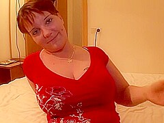 Angela J. In Big Breasted Mature Slut Sucking Cock