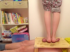 Sexy feet - CBT Trampling