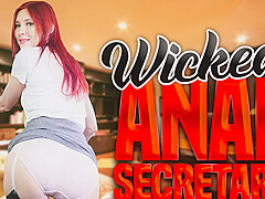 Kattie Gold in Wicked Anal Secretary Katy Gold - StockingsVR