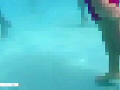 When I was taking pictures in the pool... &rarr; A nearby couple was touching my dick w.642