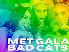 Braylin Bailey, Lily Larimar And Kiara Cole In Met Gala Bad Cats - Vr Porn Pmv By