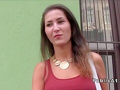 Euro Big Tits Girl Blowjob For Money In Some Basement
