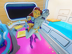 Starfuta and Raven - CGI Futanari Fantasy 3D Porn