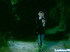 Lesbian Charlotte Stokely pussylicked by babe