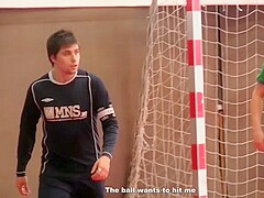 Fuck girlfriend at a football match