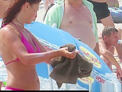 Sexy Bikini Thong Milf beach Voyeur HD Video Spy Cam