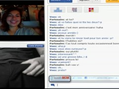 Chatroulette- 2 French Beauties Initiation to be sucked