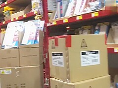 BLONDE TEEN FLASHING ASS IN A DEPARTMENT STORE