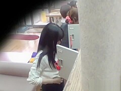 Weird asian pees public