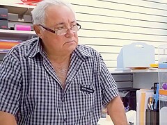 Extremely horny store customer fucks the cop that got called