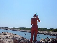 nudist girl in croatia CMNF 1