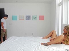 Juicy Camel Toe Babe August Left Dripping In Creampie Cum