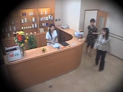 Two cute Asians screwed hard in voyeur massage video