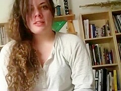 Horny homemade tease, sofa, long hair adult movie