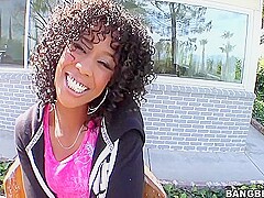 Black Milf Misty Stone Loves Big White Cock