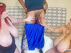 Two Bbw Sharing One Black Cock