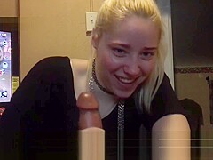White Teen Sucks BBC while on the phone and he plays PS4 - KittenDaddy