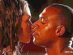 Sinful Hot Babe Interracial Sex Scene