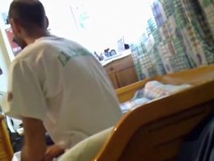 Nerdy girl has a fight with her bf and has make-up sex
