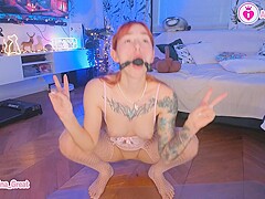 Anime Girl In Strange Dance With Gag