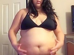 Sexy belly girl