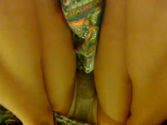 Upskirt suatting lady in shop
