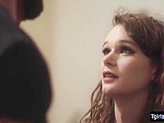 Nicole Knight - Busty Ts Sucks And Takes Dominic Pacificos Cock