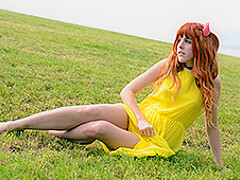 Amarna Miller Luke Hotrod in Amarna Miller Public Outdoors Cosplay - CosplayBabes