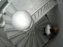 Couple doing doggy style and blowjob captured by a spy cam