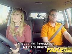 Ryan Ryder In 34f Boobs Bouncing In Driving Lesson