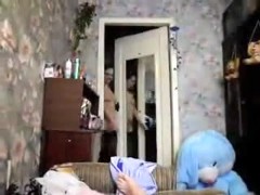 Sexy girlfriend making sextape on bed