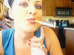 Housewife Dangles Marlboro Red 100!