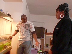 Nice hard doggy style fuck satisfies this big butt ebony