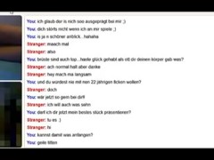 Deutsche Fotze (28) auf Omegle