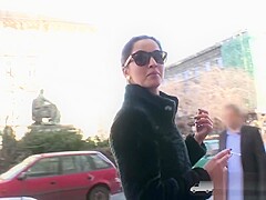 Amazing Loren Minardi's Public Fucking for Cash