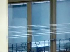 Naked neighbor woman stepped out