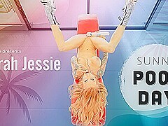 Sarah Jessie In Sunny Pool Day