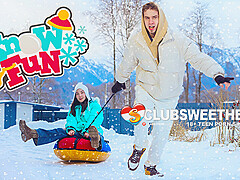 A One Dick Open Sleigh at ClubSweethearts